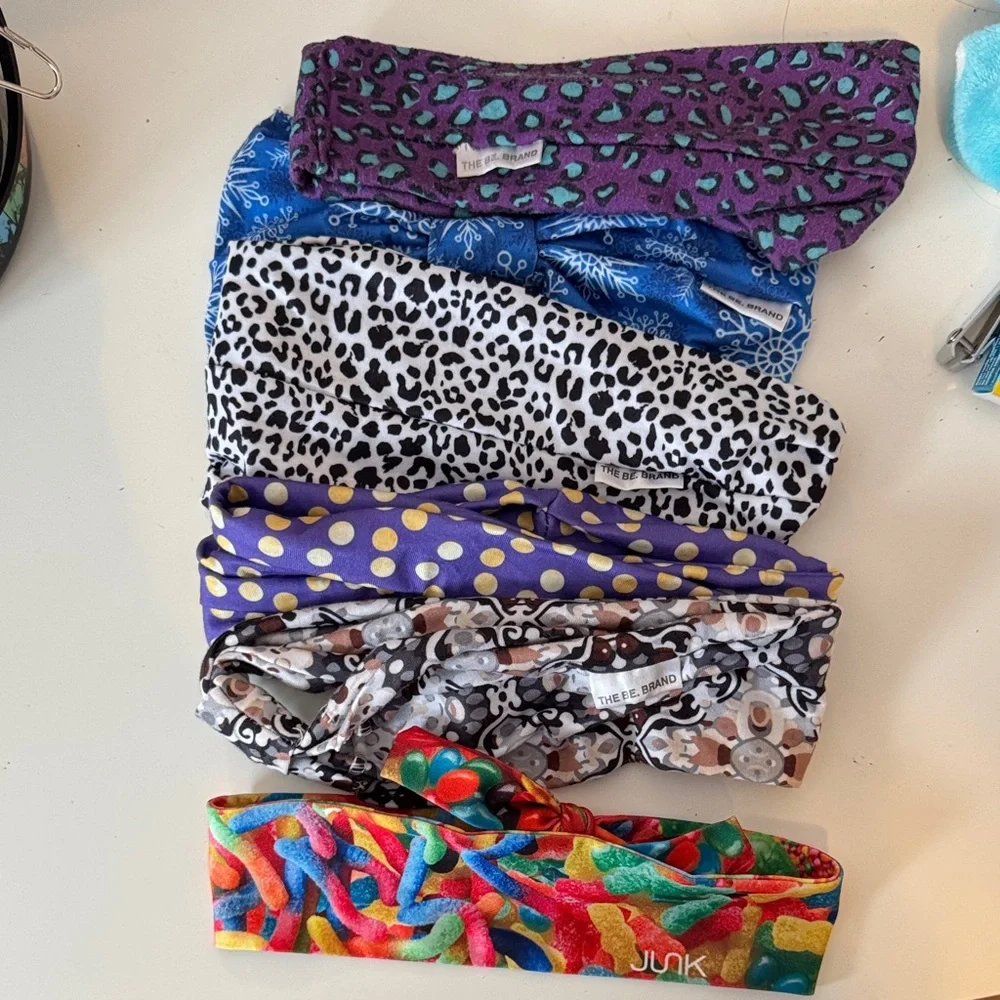 Colorful Patterned Headband Set (6) by Junk and The Be Brand - Picture 1 of 1